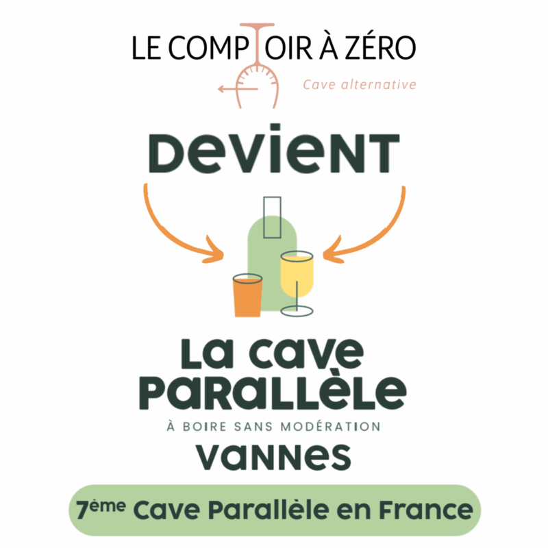 Le Comptoir à Zéro devient La Cave Parallèle - Vannes !