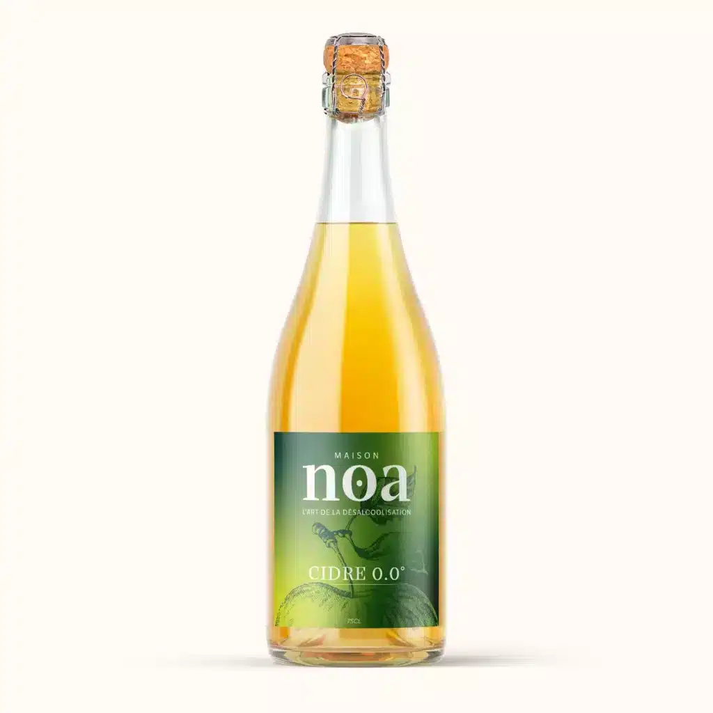 32ac49558f2880a3b482f46ed24ca744.webp Maison Noa – Cidre Brut désalcoolisé 0.0% 75cl - Cidre sans alcool
