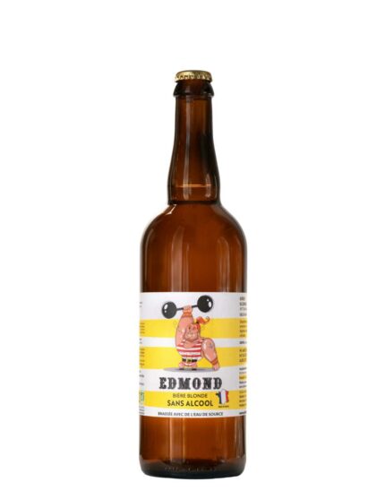 Edmond – Bère blonde Bio sans alcool et Bio 75cl - Blonde