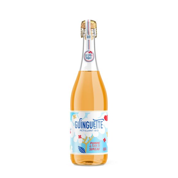 60829ad86f95ac1870d3b0f3faee030b.jpeg Le Coq Toqué ! Guinguette Pétillant Pomme Sureau Bio 75cl - Boissons effervescentes