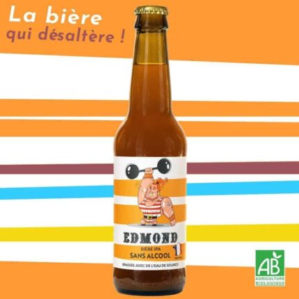 Edmond – Bière IPA sans alcool et Bio - C'est bio !