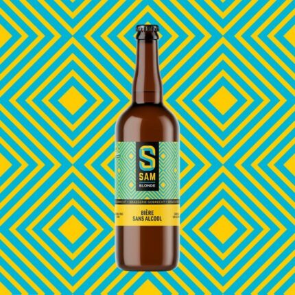 SAM Blonde sans alcool 0,5% 75cl - Blonde