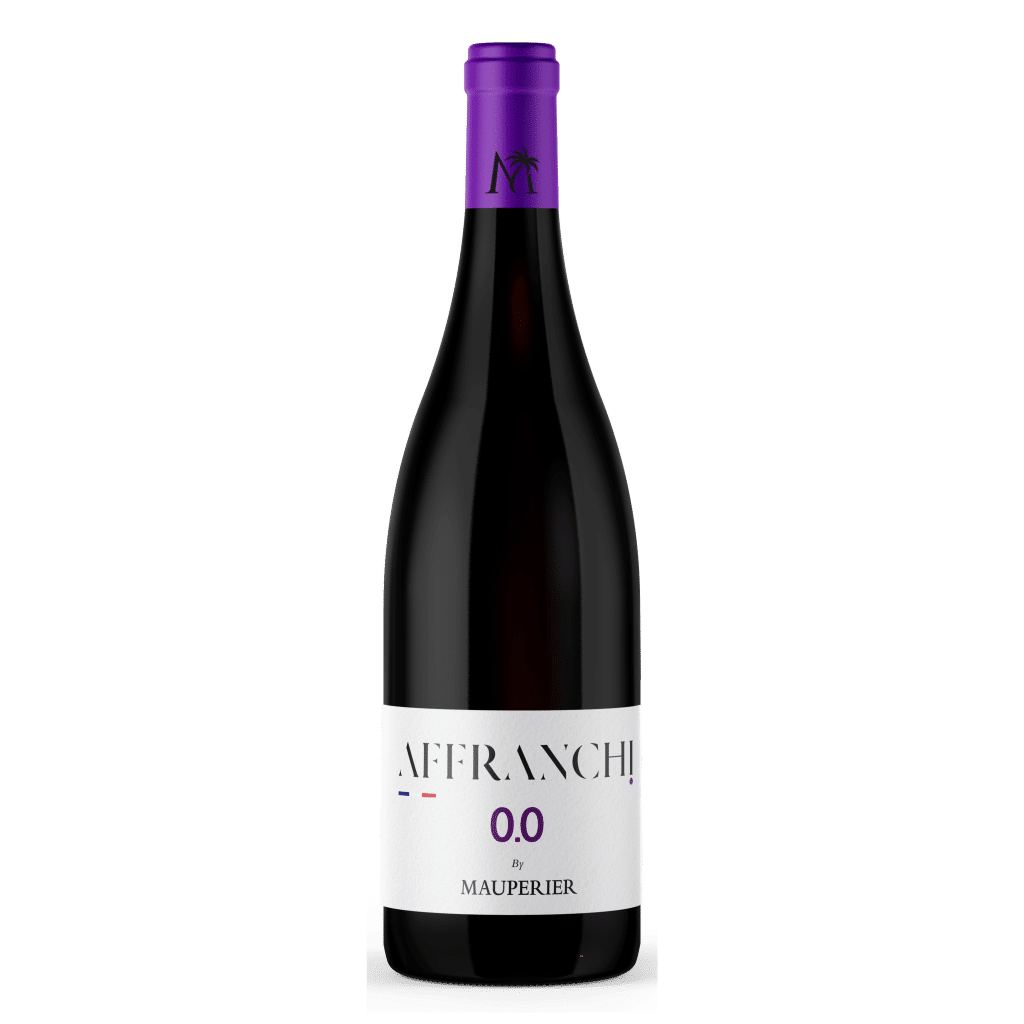 b85c8d53094348d015bc17f8dd5242cc.png Maupérier – Affranchi 0,0% – Merlot désalcoolisé - Rouge