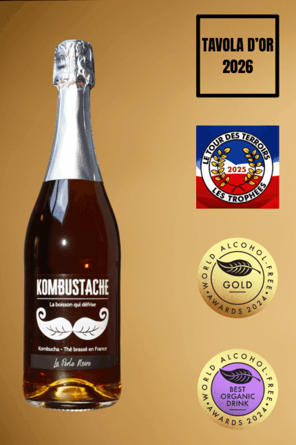 Kombustache – La Perle Noire – Fumé - Kombucha