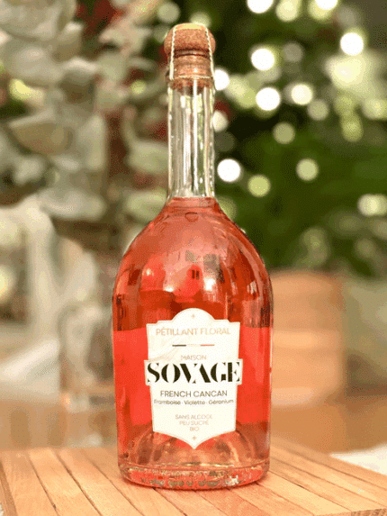 Maison Sovage – FRENCH CANCAN (framboise, géranium, violettes) 75cl - Boissons Gastronomiques