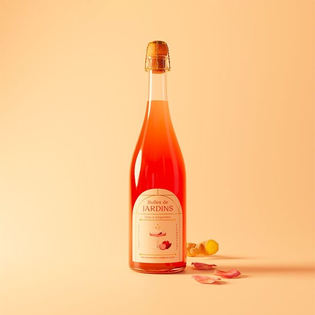 eb05a624a7a0d7af66af67b4b230484e.jpeg Bulles de Jardins- Rose de Damas Gingembre 75cl - Boissons effervescentes