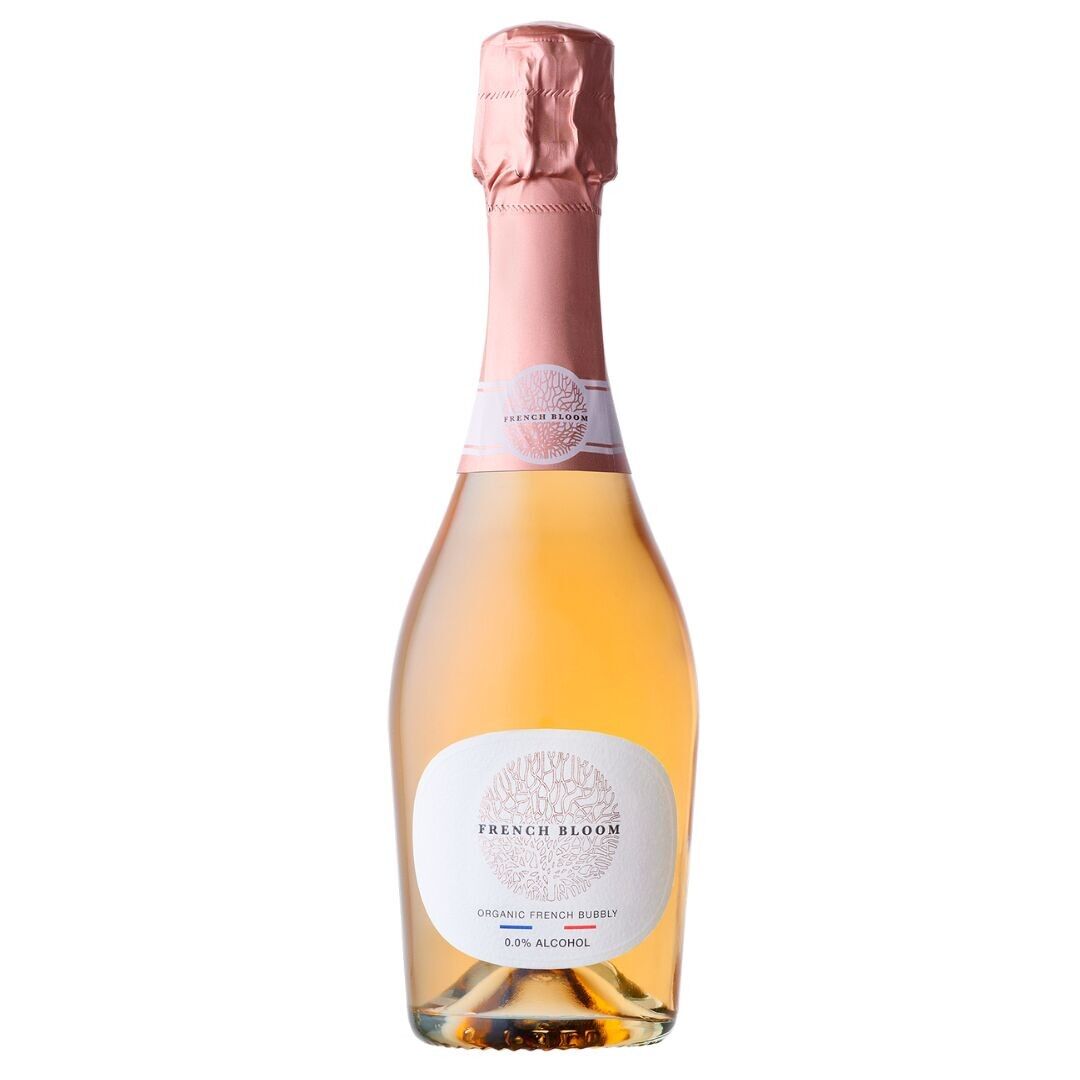ef55ca50548f9957ca14065b189ff93e.jpeg French Bloom – Baby Bloom – Le Rosé 37,5cl 0.0% - Rosé Effervescent